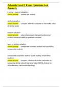 Adventis Level 2 Exam Questions And Answers&period;docx