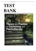 Theory and Practice of Counseling and Psychotherapy &lpar;11th Edition&rpar; by Gerald Corey &ndash; Complete Test Bank with Answers