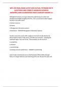 WPC 470 FINAL EXAM LATEST 2025 ACTUAL TESTBANK WITH QUESTIONS AND CORRECT ANSWERS &lpar;VERIFIED ANSWERS&rpar; 100&percnt; GUARANTEED PASS&excl;&vert;ALREADY GRADED A&plus;