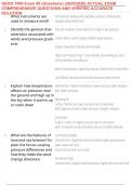 GEOG 1900 Exam &num;2 &lpar;Questions&rpar; &lpar;2025&sol;2026&rpar; ACTUAL EXAM COMPREHENSIVE QUESTIONS AND VERIFIED ACCURATE SOLUTION &lpar;DETAILED & ELABORATED&rpar; &vert;GET IT 100&percnt; ACCURATE&excl;&excl; 2025 TEST&excl;&excl;