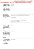 Bio 172 UH Manoa &lpar;2025&rpar; ACTUAL EXAM &lpar;TESTING REAL EXAM QUESTIONS&rpar; AND VERIFIED ANSWERS &lpar;MULTIPLE CHOICES&rpar; &vert;COMPLETE SOLUTIONS &vert;A&plus; GRADED &vert;100&percnt; CORRECT&excl;&excl;