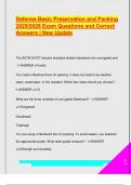 Defense Basic Preservation and Packing &ndash; 2025&sol;2026 Full Certification Q&A Guide with Verified Answers