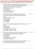 CSST practice exam &lpar;2025&rpar; ACTUAL EXAM &lpar;TESTING REAL EXAM QUESTIONS&rpar; AND VERIFIED ANSWERS &lpar;MULTIPLE CHOICES&rpar; &vert;COMPLETE SOLUTIONS &vert;A&plus; GRADED &vert;100&percnt; CORRECT&excl;&excl;