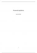 Financial Regulation Course Summary&colon; Key Insights for Success