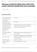 F80 Exam COMPLETE &lpar;2025&rpar; EXAM TEST WITH LATEST UPDATED &lpar;QUESTIONS AND ANSWERS&rpar;