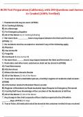 RCFE Test Preparation &ndash; California &ndash; 200 Questions and Answers &vert; A&plus; Graded and 100&percnt; Verified &ndash; Latest 2025&sol;2026