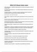 WGU C215 Study Guide Latest