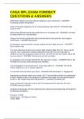 CASA RPL EXAM CORRECT QUESTIONS & ANSWERS