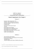 CMN 548 - Module 4 Study Guide Questions And Answers Latest Updates 2025&sol;2026 With Correct Answers 100&percnt; With Complete Solutions Pass Guaranteed &vert; Graded A&plus; &vert;