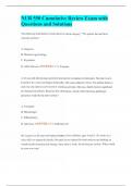 NUR 550 Cumulative Review Exam with Questions and Solutions
