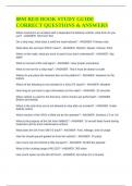 88M RED BOOK STUDY GUIDE CORRECT QUESTIONS & ANSWERS