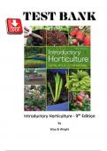 Test Bank For Introductory Horticulture - 9th All Chapters Contained&period;