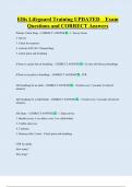 Ellis and associates  Bundled Exam Questions WITH  CORRECT Answers
