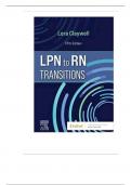 Test Bank for LPN to RN Transitions 5th Edition by Lora Claywell NEWEST VERSION