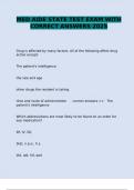 MED AIDE STATE TEST EXAM WITH CORRECT ANSWERS 2025