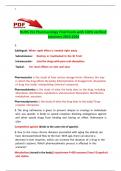 NURS 251 Pharmacology Final Exam &lpar;UPDATED 2024&rpar; - Portage Learning&period;