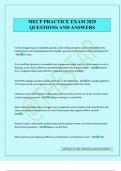 MECP PRACTICE EXAM 2025 QUESTIONS AND ANSWERS