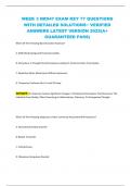 WEEK 3 NR547 EXAM KEY 77 QUESTIONS WITH DETAILED SOLUTIONS&minus; VERIFIED ANSWERS LATEST VERSION 2025&lpar;A&plus; GUARANTEED PASS&rpar;