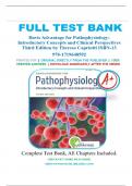 Test Bank for Davis Advantage for Pathophysiology 3rd Edition by Theresa Capriotti
