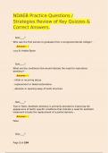 NDAEB Practice Questions &sol; Strategies Review of Key Quizzes & Correct Answers&period;