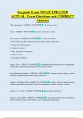 Sergeant Exam NFLST UPDATED  ACTUAL  Exam Questions and CORRECT  Answers 