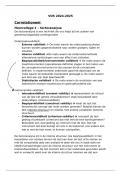 VOS correlationeel samenvatting
