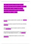 IEC FIRST YEAR EXAM STUDY EXAM &lpar;ACTUAL EXAM&rpar; WITH CORRECT ACTUAL QUESTIONS AND CORRECTLY WELL DEFINED ANSWERS LATEST ALREADY GRADED A&plus; 2025 &ndash; 2026