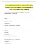 MSSC CLA EXAM  &vert; WITH 100&percnt; RATED CORRECT   REAL EXAM QUESTIONS AND CORRECT ANSWERS&vert; GRADED A&plus; &vert;2025 LATEST VERSION &vert; 100&percnt; VERIFIED