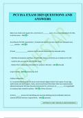 PCI ISA EXAM 2025 QUESTIONS AND ANSWERS