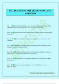 PCI ISA EXAM 2025 QUESTIONS AND ANSWERS