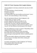 NURS 3517 Week 3 Questions With Complete Solutions