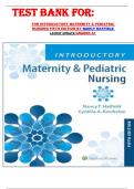 TEST BANK FOR&colon;  FOR INTRODUCTORY MATERNITY & PEDIATRIC NURSING FIFTH EDITION BY NANCY HATFIELD LATEST UPDATE GRADED A&plus;