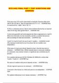 ISYE 6402 FINAL PART 1 TEST QUESTIONS AND ANSWERS
