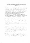 AHIP 2025 Final Exam Updated Questions and Verified Answers
