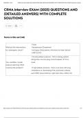 CRNA interview EXAM &lpar;2025&rpar; QUESTIONS AND &lpar;DETAILED ANSWERS&rpar; WITH COMPLETE SOLUTIONS