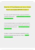 Drone Part 107 Exam Questions and Answers Already Passed Latest Updated 2025&sol;2026 &vert; Graded A&plus;