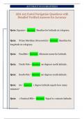 ASA 105 Costal Navigation Questions with  Detailed Verified Answers for Accuracy