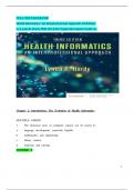 FULL TEST BANK FOR Health Informatics&colon; An Interprofessional Approach 3rd Edition by Lynda R&period; Hardy PhD&comma; RN &vert;&vert;All Chapters&vert;&vert;Complete Guide A&plus;