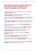 MECHANICS EXAM NEIEP &lpar;2025&sol;2026&rpar; QUESTIONS WITH VERIFIED CORRECT ANSWERS &vert;&vert; &lpar;100&percnt; CORRECT&rpar;A&plus; GRADED&vert;&vert; LATEST VERSION