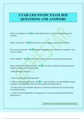 UTAH LEO STUDY EXAM 2025 QUESTIONS AND ANSWERS