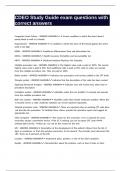 CDEO Study Guide exam questions with correct answers