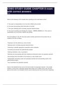 CDEO STUDY GUIDE CHAPTER 8 exam with correct answers
