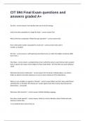 CIT 594 Final Exam questions and answers graded A&plus;