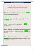 Reta Caro Exam Practice Test Questions with  Detailed Verified Answers for Accuracy
