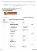BSN 346 Shadow health Focused Exam&colon; Type 1 Diabetes Results &vert; Turned In Chelsea warren objective 2025 Nightingale College