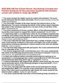 HESI BSN 246 Part II Exam Review&colon; Key Nursing Concepts and Practice Questions for Success exam questions with answers correct and verified A&plus; study tips NEW&excl;&excl;&excl;