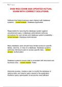 D426 WGU EXAM 2025 UPDATED ACTUAL  EXAM WITH CORRECT SOLUTIONS&period; 