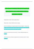 LVN Term 1 UNITEK COLLEGE Final Exam QUESTIONS AND ANSWERS RATED A&plus; 2025&vert;2026 UPDATE