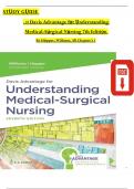 Study Guide &plus; Answer Keys - Davis Advantage for Understanding Medical-Surgical Nursing 7th Edition - &lpar;Williams & Hopper&rpar; - &lpar;Chapter 1 - 57&rpar; Fully Covered&period;