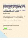 EXAM II NURS 620 &sol; NURS 620 &lpar;Cardiovascular and Respiratory&rpar;&comma; Dunphy Chapter 10&comma; 620 Adult - Respiratory System - Adult-Gerontology and FNP Certification Exam 4th ed&period; Winland-Brown and Dunphy&comma; 6205 Respiratory Chapter 9 Dunphy&comma; Winland-Brown&comma; Porter & Tho